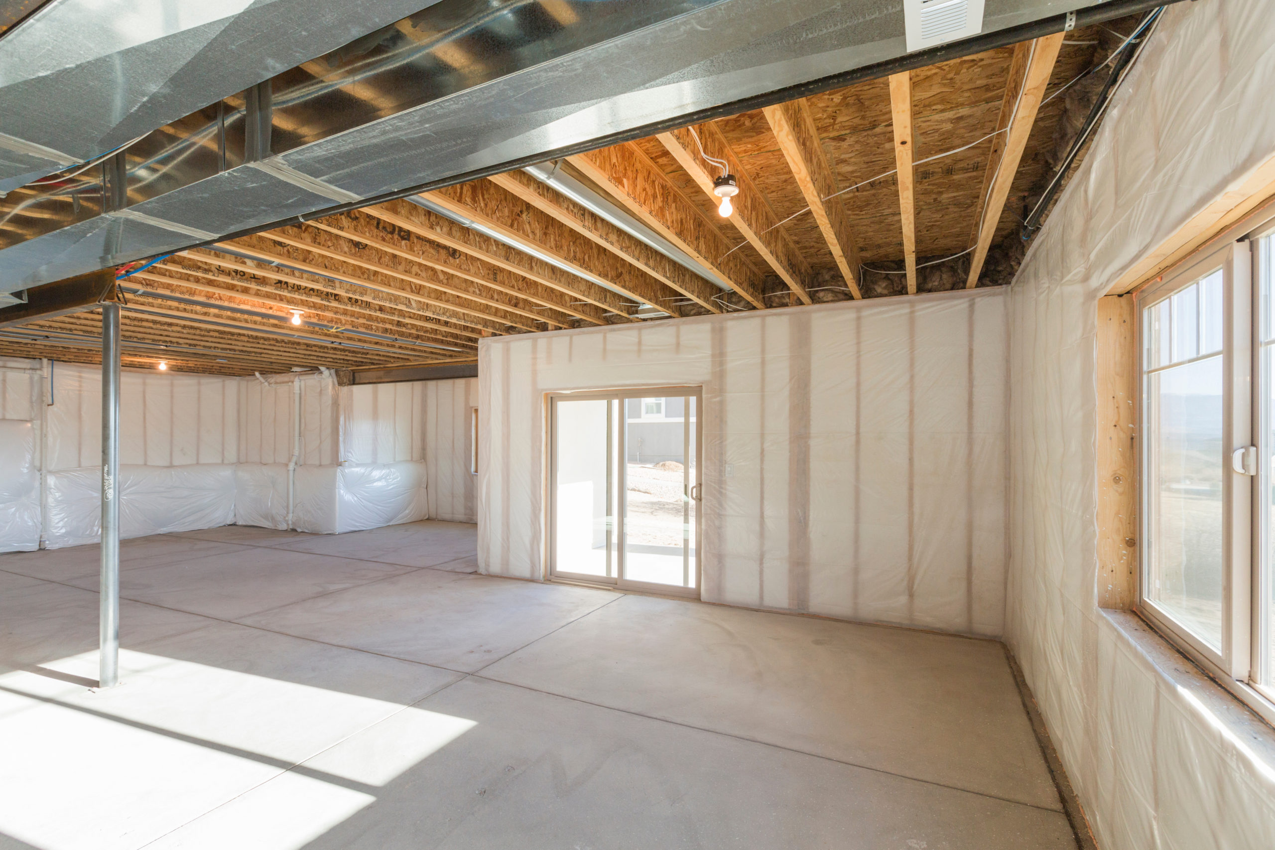 fixing up unfinished basement