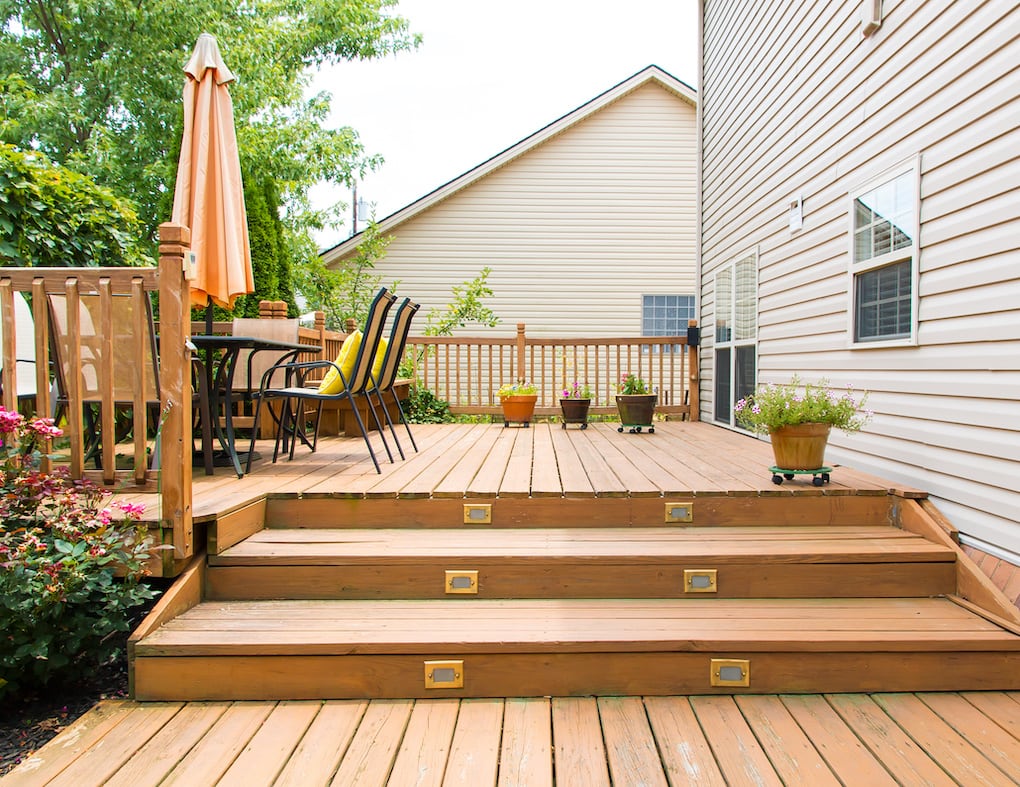 backyard deck materials 